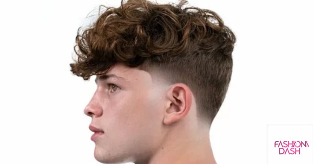 Long Curly Fade Haircut