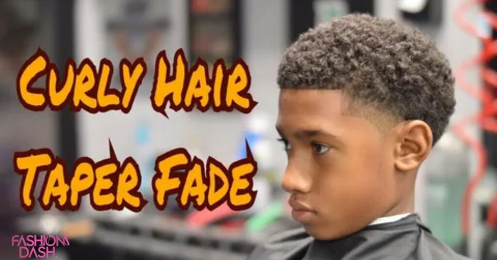 Taper Fade with Curly Hair