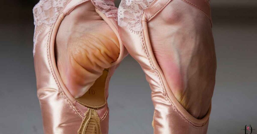 Split sole ballet shoes