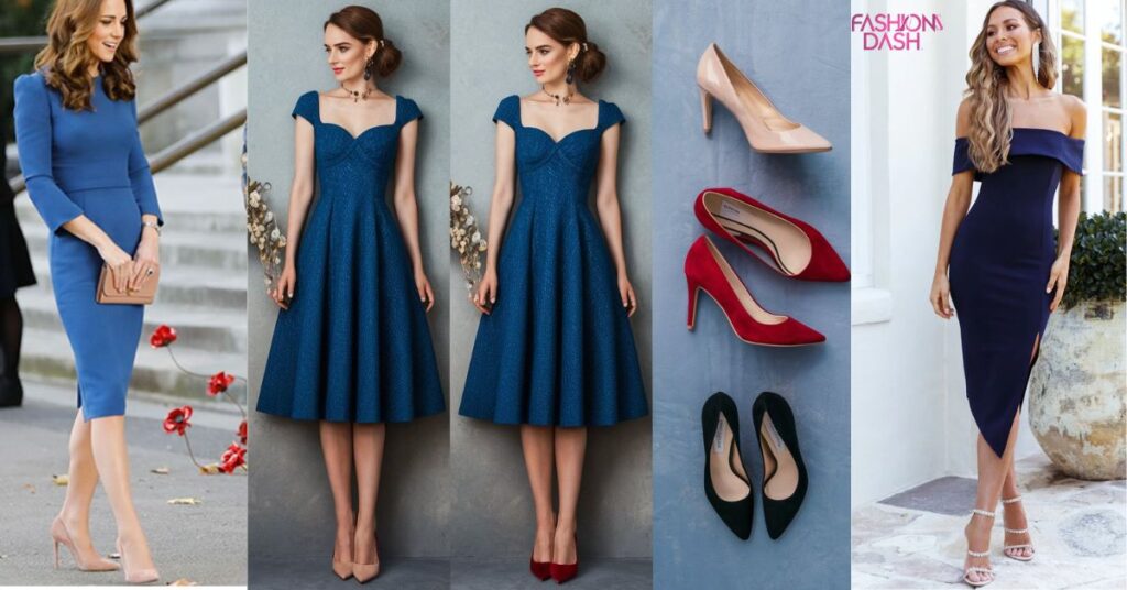 What Color Shoes To Wear With The Blue Dress