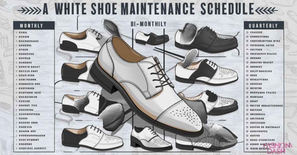 White Shoe Maintenance Schedule