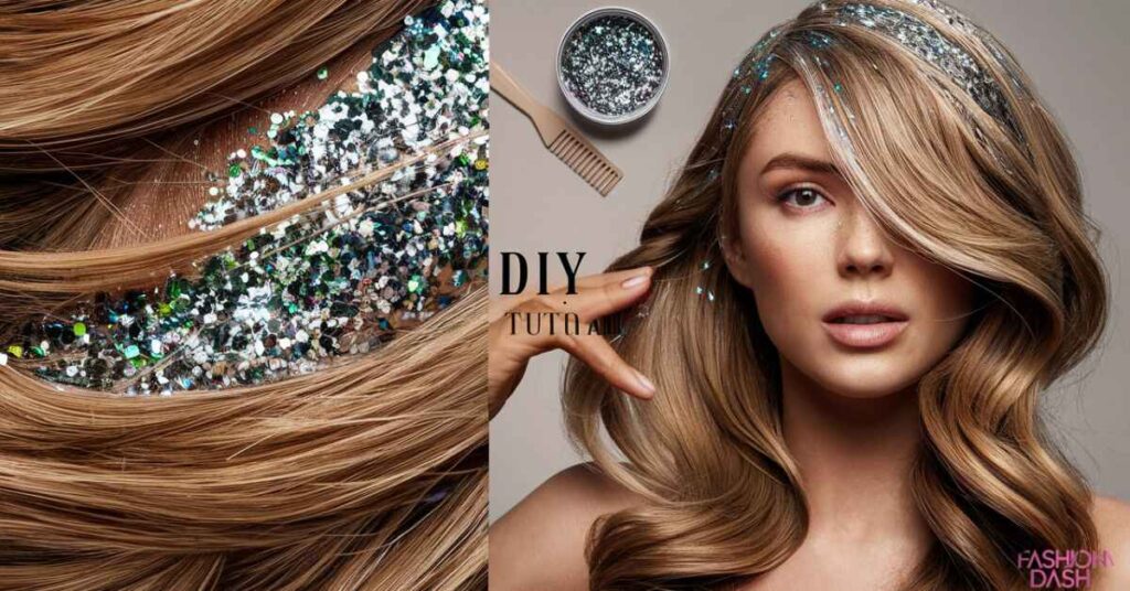 How to Wear Hair Glitter for the Ultimate Sparkly Strands