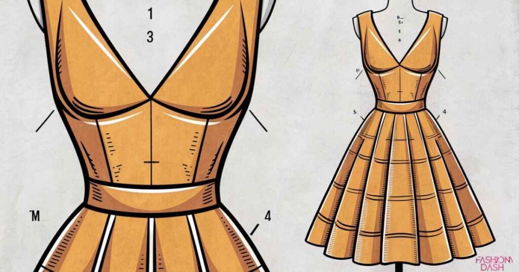 Sewing Pattern for the V-Neck Bodice