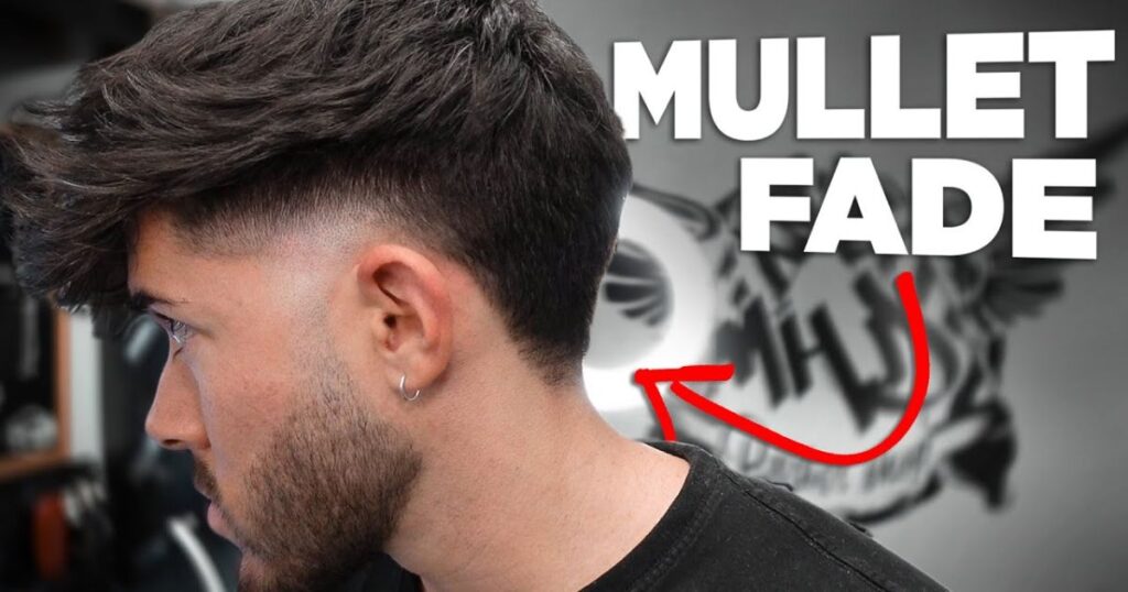 Burst Fade Mullet